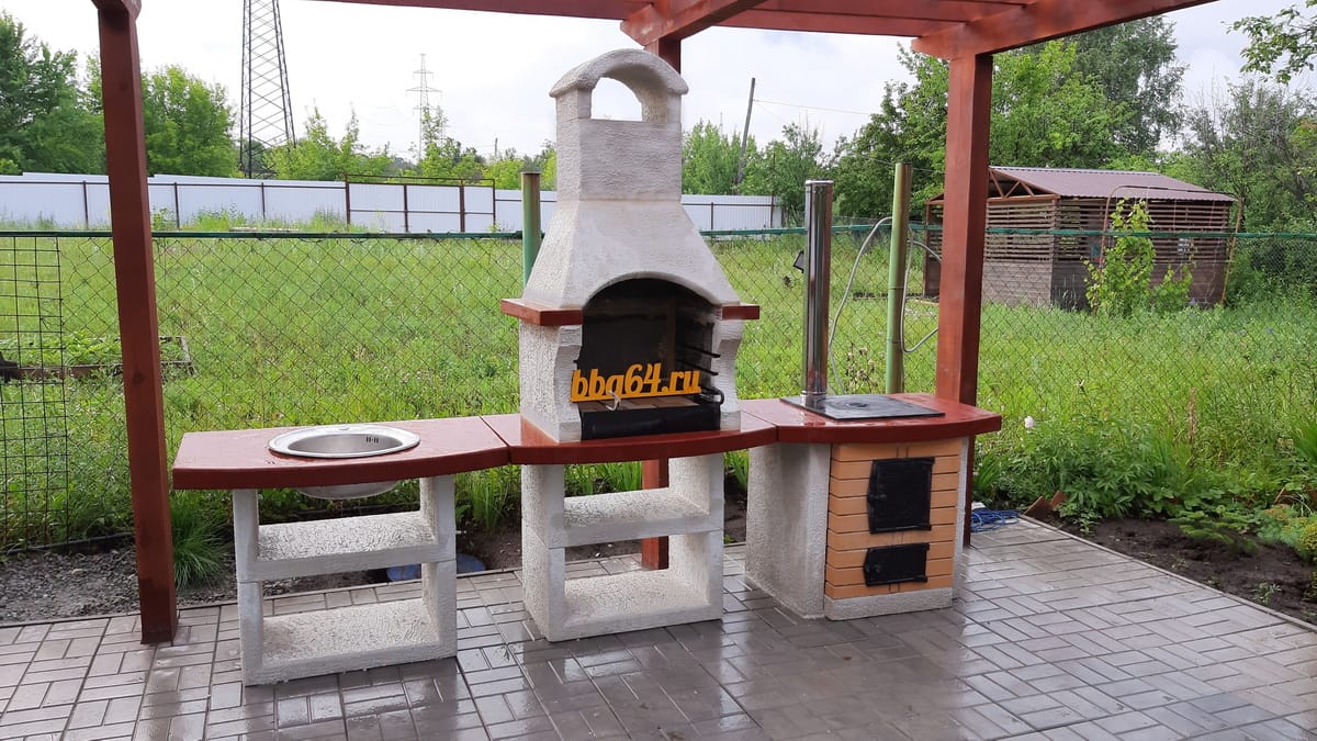 Bbq64 модульные барбекю